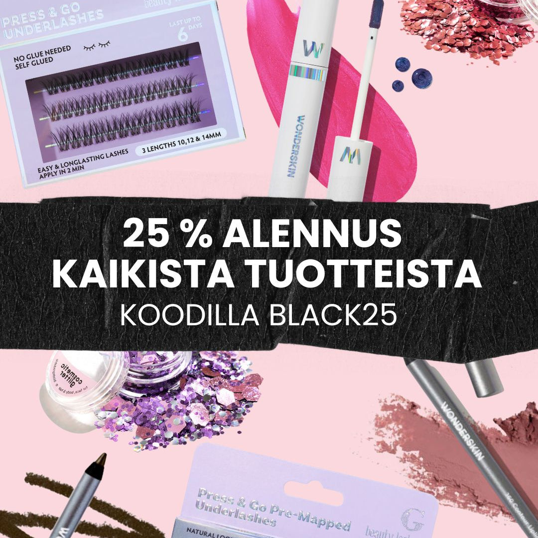 25% alennus kaikista tuotteista!